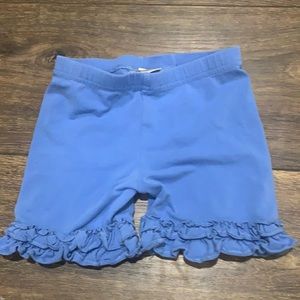 Periwinkle ruffle shorties